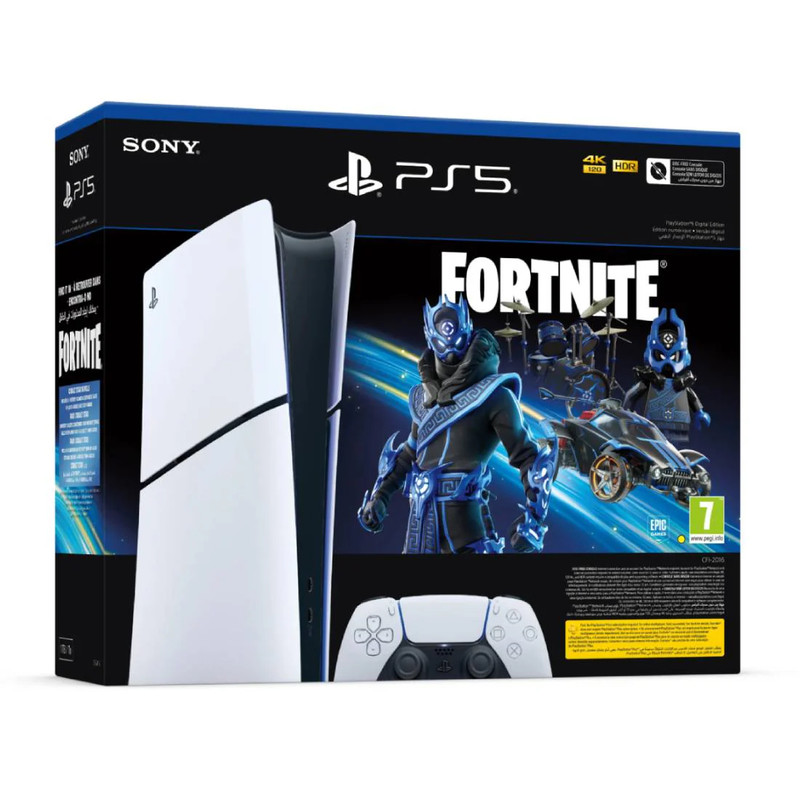 Sony PlayStation 5 Digital Edition Fortnite Bundle -  جهاز ألعاب